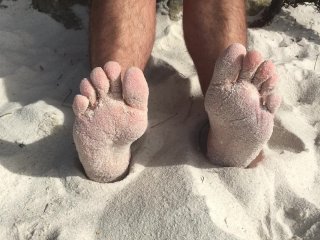 Cum Explore The Whitest Sand On Earth Chinamans Beach & Fuck My Feet If You Dare - Manlyfoot Roadtrip