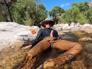 Pissing On Myself And Cooling Off In A River After A Hot Day Of Field Work