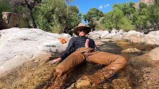 After A Hot Day Of Fieldwork I Pissed All Over Myself And Cooled Off In A River