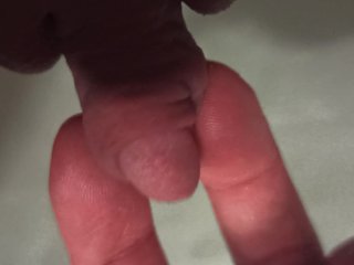 I Masturbate My Big Clit In The Bathroom Just Like A Small Cock