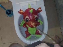 Red-green Dragon Peeing#1