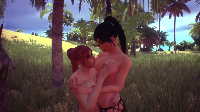 Jungle Life Lesbian Wild Nipple Sucking