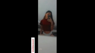 Vertical Video Masturbation With Two Penetrating Arrows