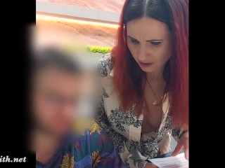 Fake Job interview: Jeny Smith teasing a guy who_doens't know anything about_her (REAL SITUATION)