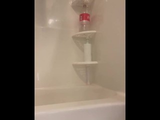 Taking a bubble bath who wants tohelp wash my body ass and_cock