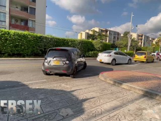 Uber Sex in Bucaramanga, Mia Montielth sucks_and fucks with her first customer