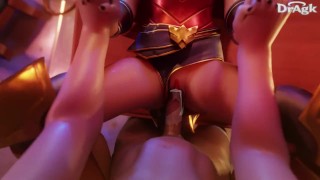 Animated Porn POV Wonder Woman Is Fucked And Creampied By A Missionary