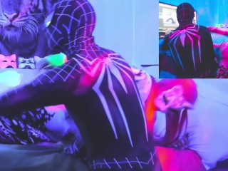 @SexyNeonKitty Anti gwen Spider Gwen squirting and fuckedby SpidermanLive on Chaturbate