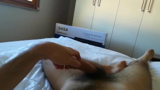 Hairy Uncut Hairy Dad Cum After 11 Days Edging