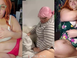 BBW Compilation Split Screen_Solo Orgasms