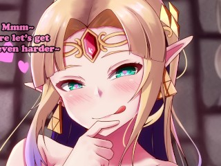 HENTAI JOI - Zelda's way_out of your league... (Facesitting, Femdom, Breathplay, Big_Dick Worship)