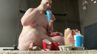 Fat Boy Fatboy Consumes Food