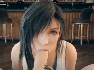 The Hair Simulation On This Tifa_Blowjob Is_Top Notch