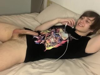 Jerking Off On Gay Porn Talking With My Friend