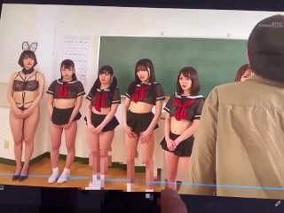 Masturbation While Watching A Hentai Japanese Video Of School Girls