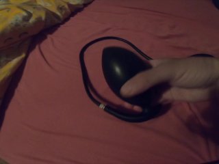 Test Inflatable Butt Plug With Detechable Pump