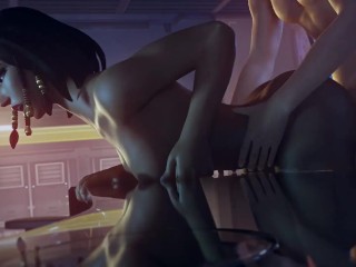Bending Pharah_Over And Fucking Her_Tight Hole
