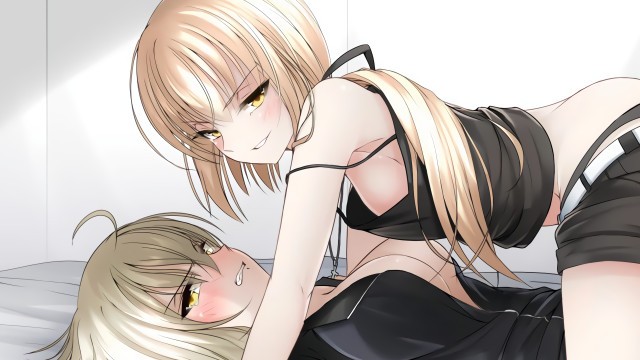 Porn Saber Alter - Jeanne Alter and Saber Alter Fight for your Dick (Hentai JOI) (F/GO,  Femdom, CBT) - Pornhub.com