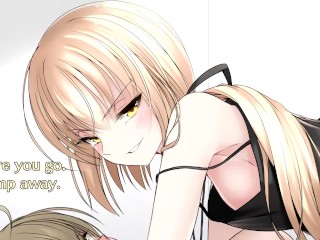 Jeanne Alter and Saber Alter Fight for your Dick (Hentai_JOI) (F/GO, Femdom,CBT)