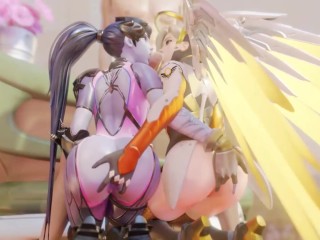 Mercy And Widowmaker Both Want To_Suck A Big Dick