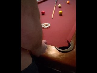 8 Ball, Corner Pocket! Trick Cumshot…