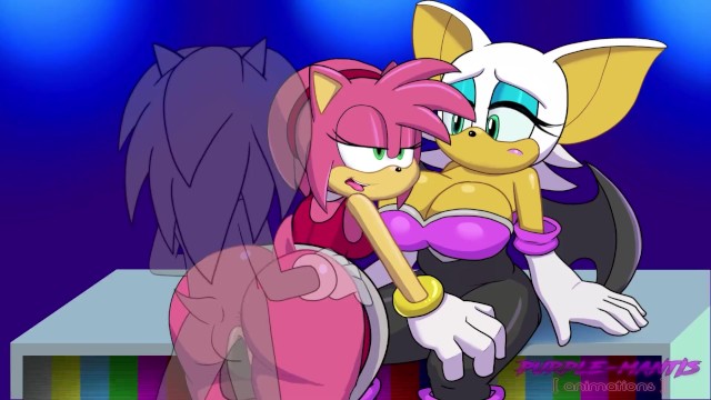 Pay Back Amy Rose Blowjob - Rouge the Bat Watches Amy Rose get Plowed - Pornhub.com