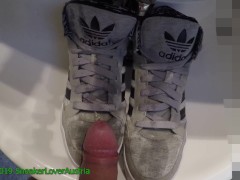 Piss and Cum worn Adidas Hardcourt