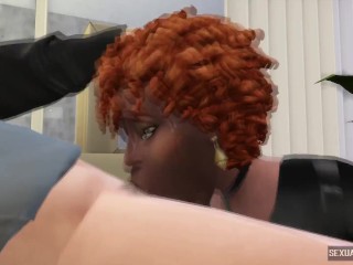 Amazing Black Girl Has Sex with Nymphomaniac_Boy - Sexual Hot Animations