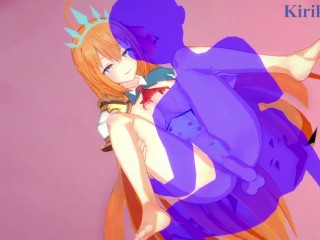 Pecorine and I have deep sex in_my bed athome. - Princess Connect! Re:Dive Hentai