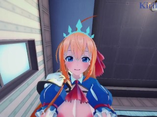 Pecorine and I have deep sex inmy bed at_home. - Princess Connect! Re:Dive POV Hentai