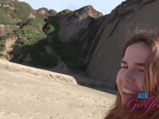 Coastal GFE Experience Hanging with Alina West and Touching/playing with Her PussyOn the Beach_And