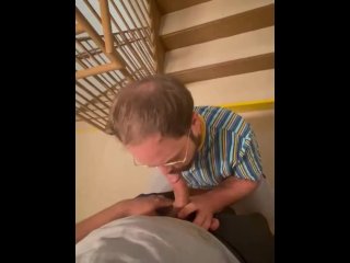 Faggot Sucks Off Top In The Stairwell