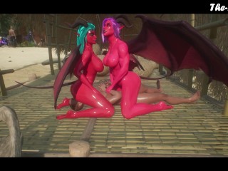The Hungry Succubus Part3 - The Threesome - Wild Life 4K