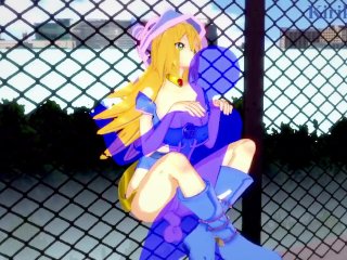 Dark Magician Girl and I Have Deep Sex on_the Roof of a Building. - Yu-Gi-Oh!Duel Monsters_Hentai