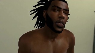 Black Dick Straight Sim Fucking His Fleshlight Teaser In Sims 4