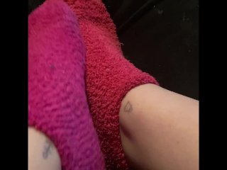 Fuzzy Socks Tease
