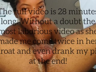 Stepdaughter taking cum down her throat twice in a row and_drinking piss (Cutversion)