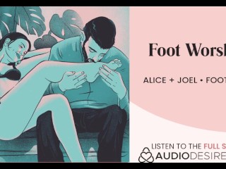 Foot fetish Erotic audio story Foot play ASMR audio