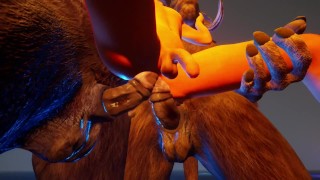 Anal Wild Life Gay Dude Takes Two Furry Cocks In His Ass