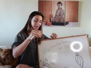 Masturbation Tutorialfor GIRLS - step-by-step instruction with_Roxy Fox