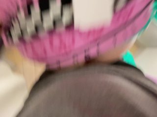 Risky_Fucking and Public Blowjob in a Store Changing_Room