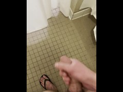 Almost Caught Jerking in College Dorm Shower