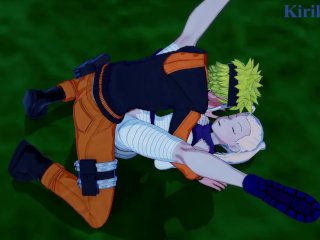 Ino Yamanaka and Naruto Uzumaki Have Deep Sex in a Park_at Night. - Naruto_Hentai