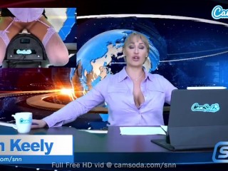 Camsoda - Dirty Blonde Milf RidesSybian Until Wild Orgasm Live On Air