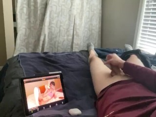 4K home alone smoking watching porn_loud moaning while mom and step sister awayhuge cumshot