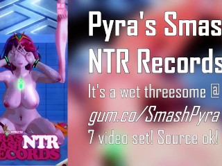Pyra fucks and sucks two studs at a_Smash Bros retreat - Xenoblade Chronicles_2 (3D Hentai)