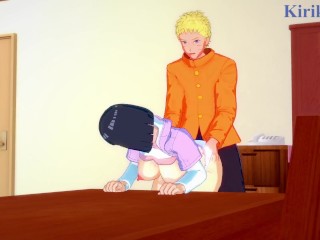 Hinata Hyuga and Naruto Uzumaki have deep_sex in the living room. - NarutoHentai