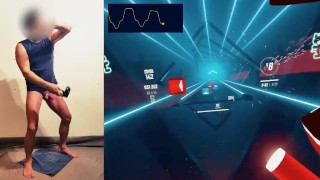 Wank A Skilled Beat Saber Player Enjoys A Remote-Controlled Vibrator For Enhanced VR Immersion