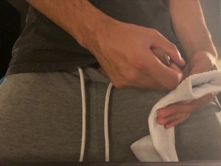 Boy Cums On Nike Elite Socks