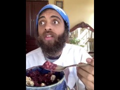 Homemade Acai Granola bowl with Rock Mercury brought to you by Man Brand